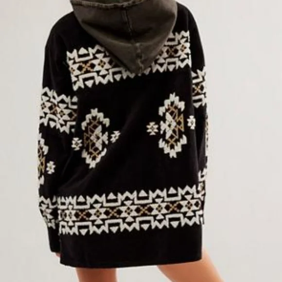 Free People We The Free Cozy Up Embroidered Shirt - Picture 3 of 12